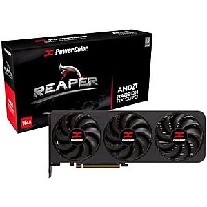 $579.99 | PowerColor Reaper AMD Radeon RX 9070 16GB GDDR6 at Amazon